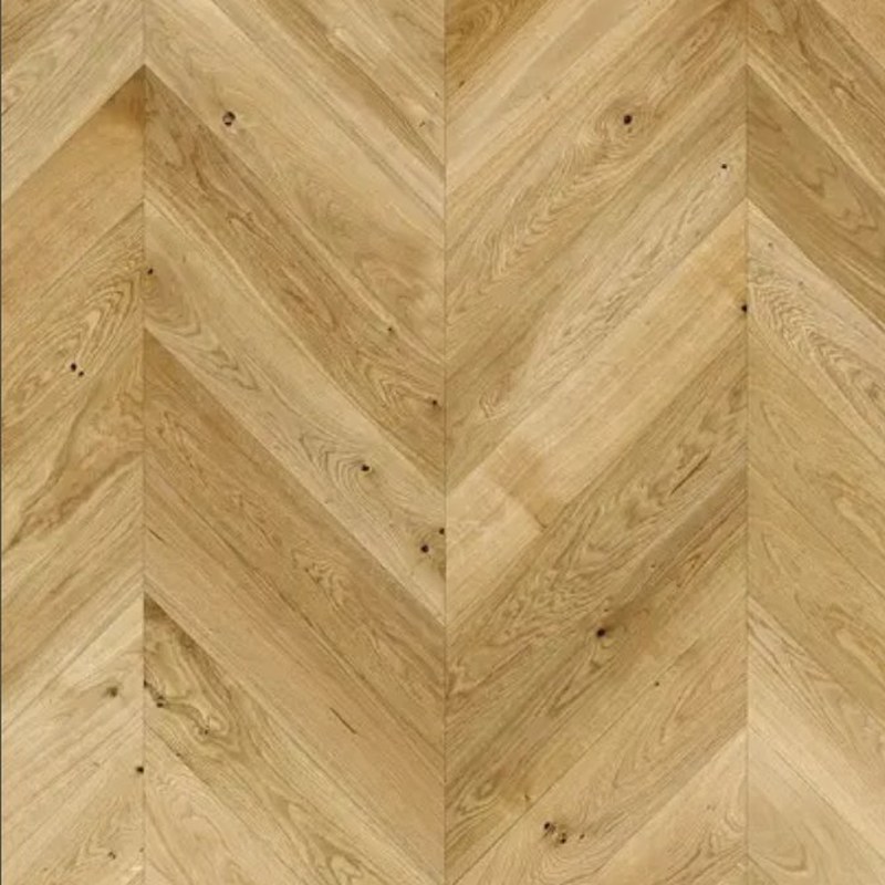 Oslo Chevron 130 em carvalho Select multicamada 725x130x14mm verniz mate